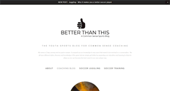 Desktop Screenshot of betterthanthis.org